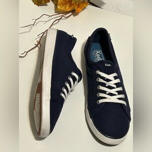 Keds Men's Dark Blue Canvas Sneakers